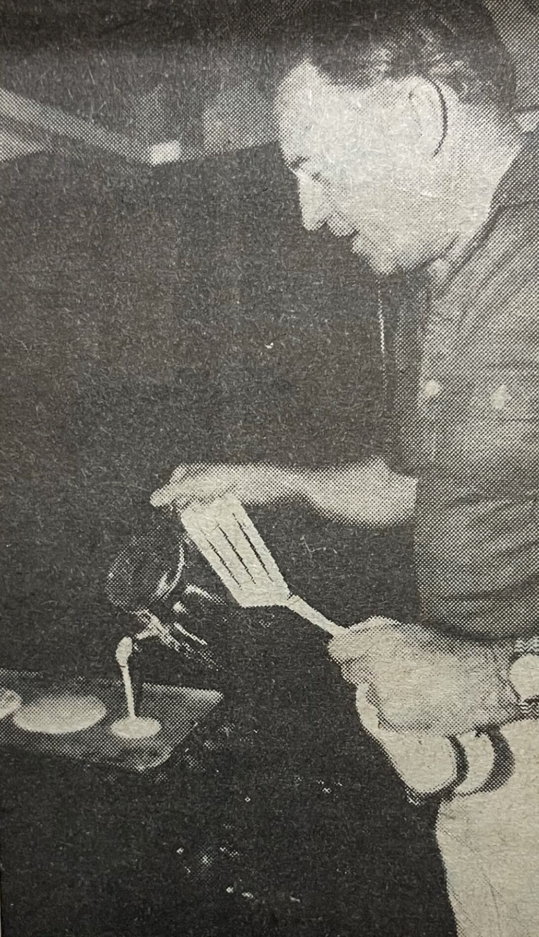 Matt Campbell at the pancake grill..JPG